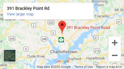 map for Mel's Gardening